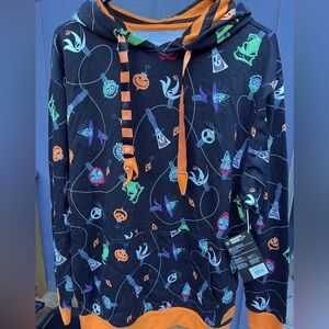 Disney Loungefly Small NWT Nightmare Before Christmas Ornaments SweatshirtHoodie